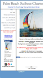 Mobile Screenshot of palmbeachsailboatcharters.com